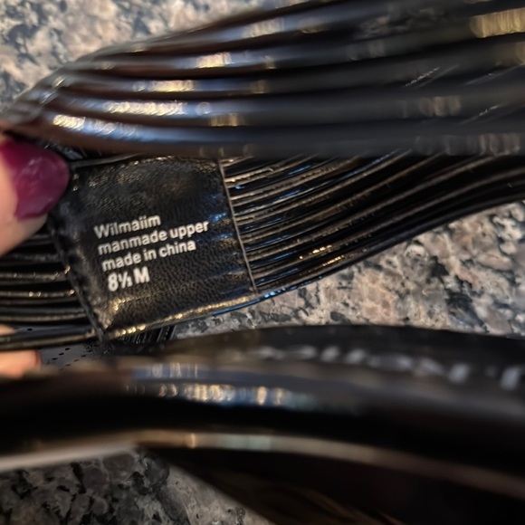 J. Renewals black and silver High Heeled Sandals EUC 8.5 - Picture 12 of 12